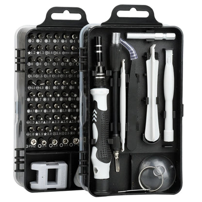 115-in-1 Precision Magnetic Screwdriver Set - Multi-Tool Kit with 98 Bits for Computer & Phone Repair