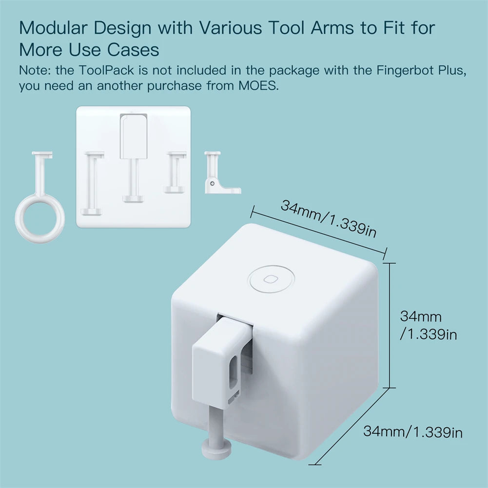 MOES Smart Fingerbot - Bluetooth Button Pusher with Voice Control