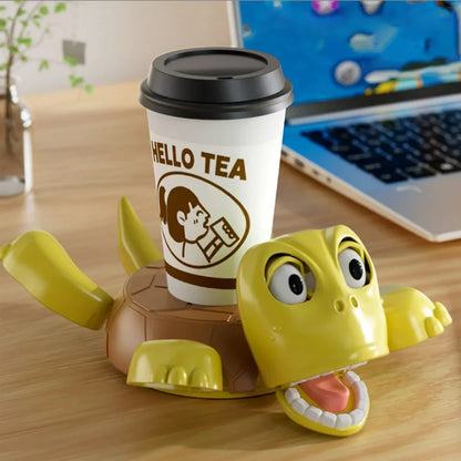 Panicked Turtle 3D Printed Coaster - Funny Expression Insulated Cup Mat for Home & Office Décor
