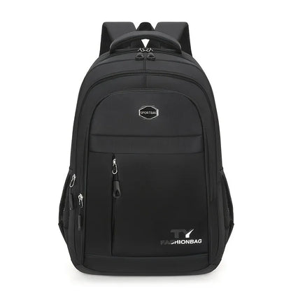 Large Capacity Waterproof School Backpack – Adjustable Laptop Bag for Men