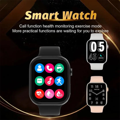 TechSync X1 Smartwatch - 1.73" OLED Health Monitor with Bluetooth 5.0