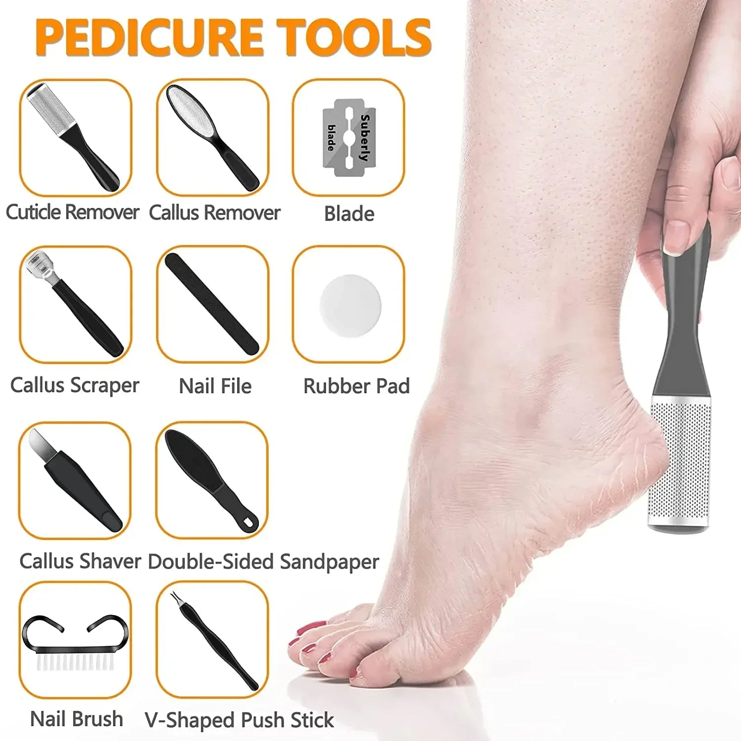 Rechargeable Electric Foot File Callus Remover Machine Pedicure Device Foot Care Tools Feet for Heels Remove Dead Hard Skin