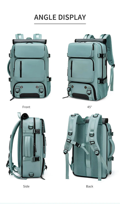 CampusPro™ Smart School Backpack with USB Charging & Shoe Compartment