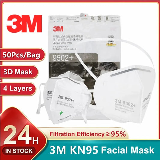 Canadian Shield KN95 Professional Protection Masks 50pcs - 3M Quality