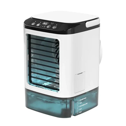 Portable 3-Speed Mini Air Conditioner – 900ML Air Cooler & Humidifier Fan for Bedroom and Office