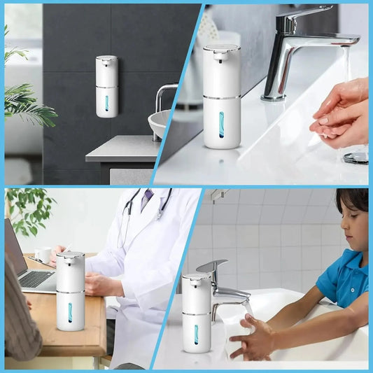SmartClean Pro Touchless Foam Dispenser - USB Rechargeable with 4-Level Volume Control