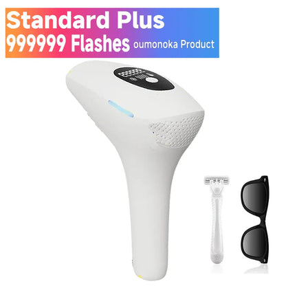 All-in-One IPL Laser Hair Removal & Grooming Device – Permanent Epilator, Shaver & Hair Straightener