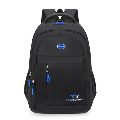 Large Capacity Waterproof School Backpack – Adjustable Laptop Bag for Men