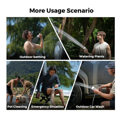 FLEXTAIL Portable Electric Shower Pump - IPX7 Waterproof Outdoor Camping Shower System