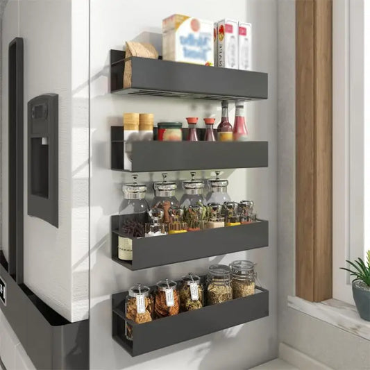 Magnetic Fridge Shelf - Space-Saving Kitchen Organizer Rack