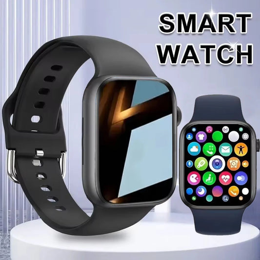 TechSync X1 Smartwatch - 1.73" OLED Health Monitor with Bluetooth 5.0