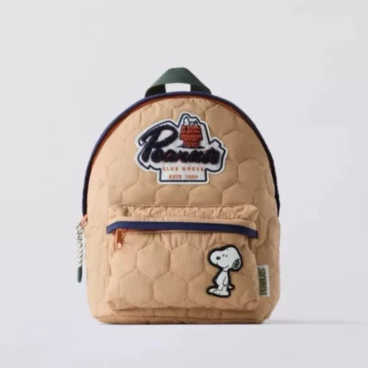 2025  Snoopy & Peanuts Cartoon Kids Backpack – Kindergarten School Bag for Boys & Girls Ages 3-6