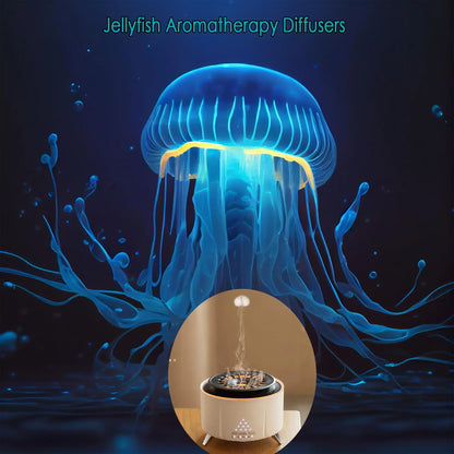 Jellyfish Essential Oil Diffuser - 350ML Cool Mist Aromatherapy Humidifier for Large Rooms