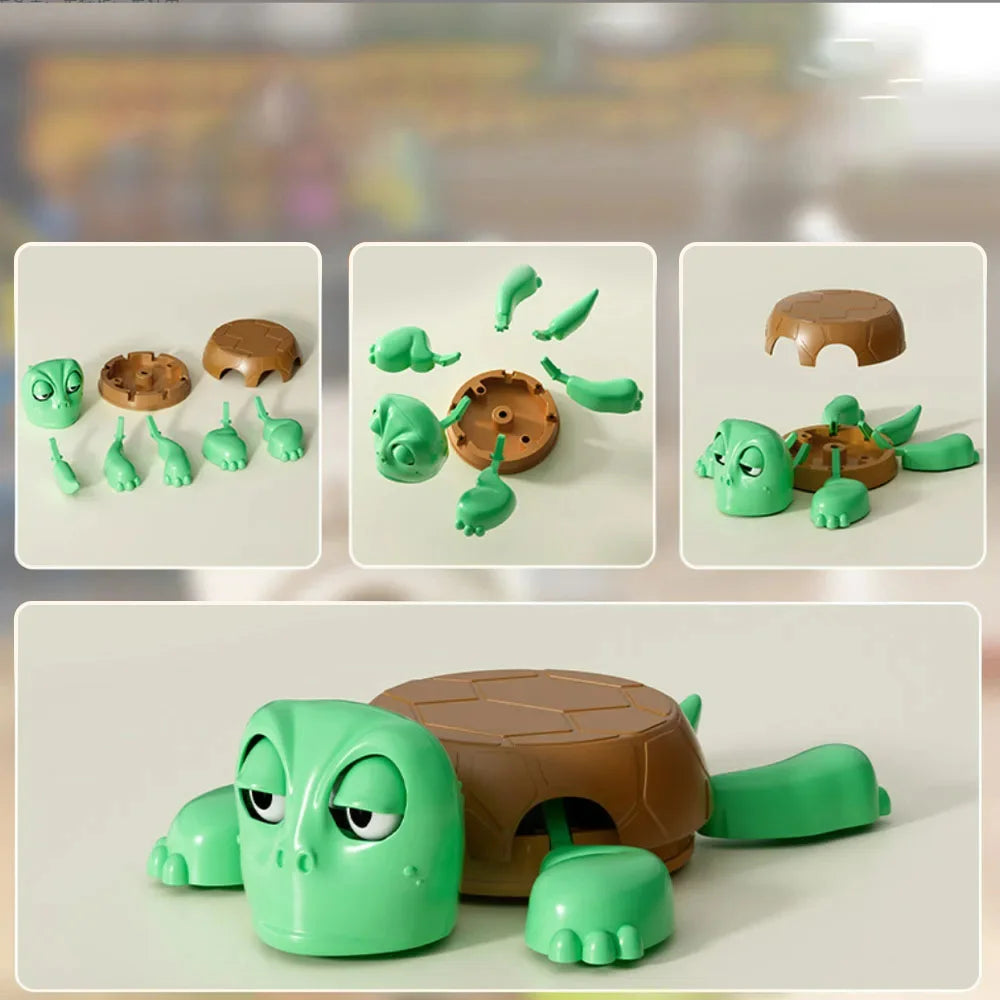Panicked Turtle 3D Printed Coaster - Funny Expression Insulated Cup Mat for Home & Office Décor