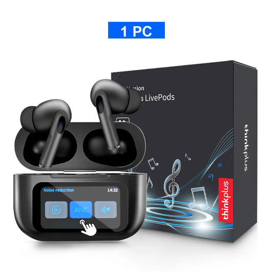 Original  Wireless Bluetooth Earphones ANC Noise Reduction Earbuds HD Mic Call Gamer Earbuds LED Touch Screen Control
