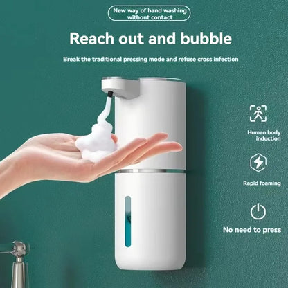 SmartClean Pro Touchless Foam Dispenser - USB Rechargeable with 4-Level Volume Control