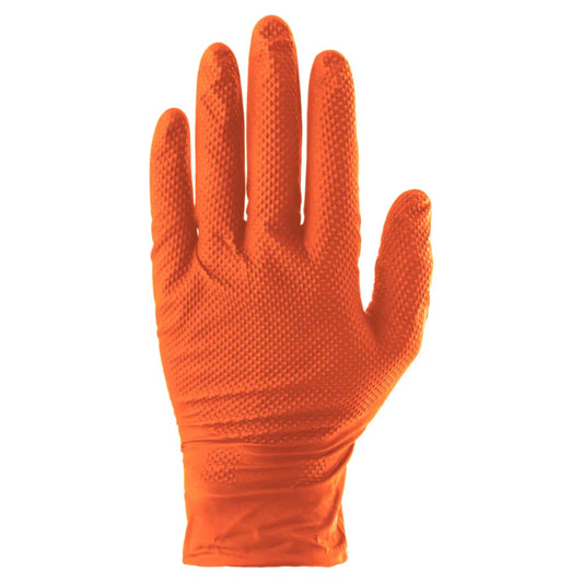 7 Mil Nitrile Disposable Gloves (700 pieces)– Heavy-Duty, Latex-Free, Powder-Free, Textured Grip, Industrial & Mechanic Grade (Model 92457)