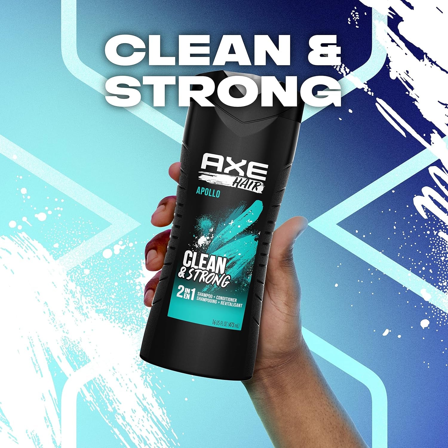 2 in 1 Shampoo for Clean & Strong Hair Apollo Sage & Cedarwood Men'S Shampoo & Conditioner in a 100% Recycled Bottle 473 Ml