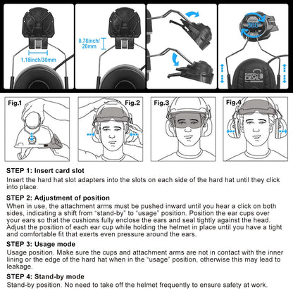ConnectGuard Pro Safety Helmet - Bluetooth Ear Protection with Visor & Ventilation System
