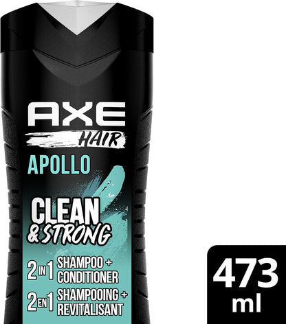 2 in 1 Shampoo for Clean & Strong Hair Apollo Sage & Cedarwood Men'S Shampoo & Conditioner in a 100% Recycled Bottle 473 Ml
